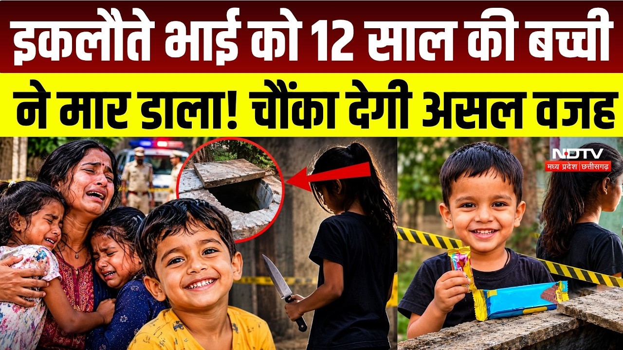 Mandsaur Crime News: Chocolate विवाद में 4 साल के मासूम की मौत, 12 साल की नाबालिग पर आरोप | Crime