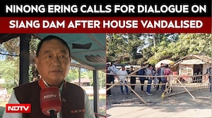 Ninong Ering Calls For Dialogue On Siang Dam After House Vandalised