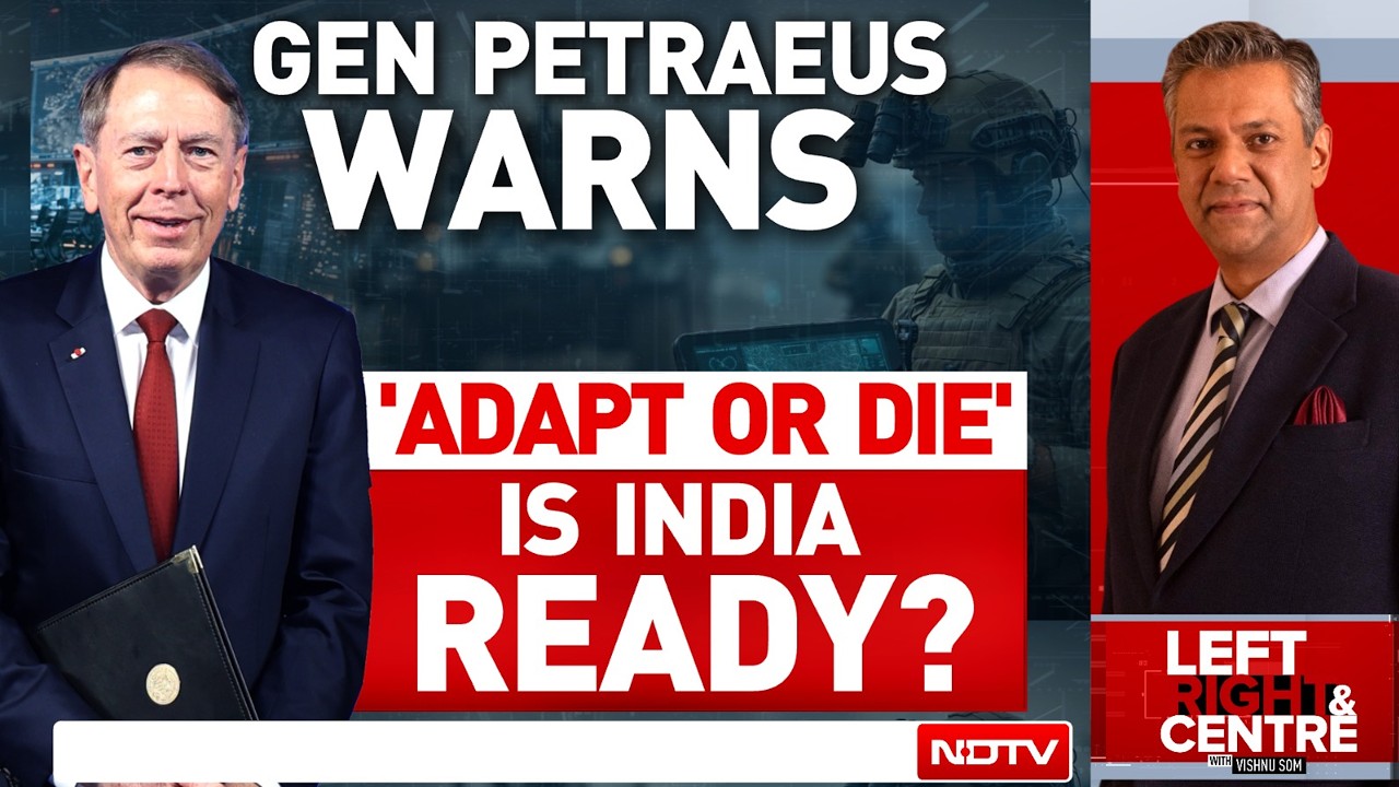 General Petraeus Warns India: Adapt To Drone Warfare Now Or Risk Defeat