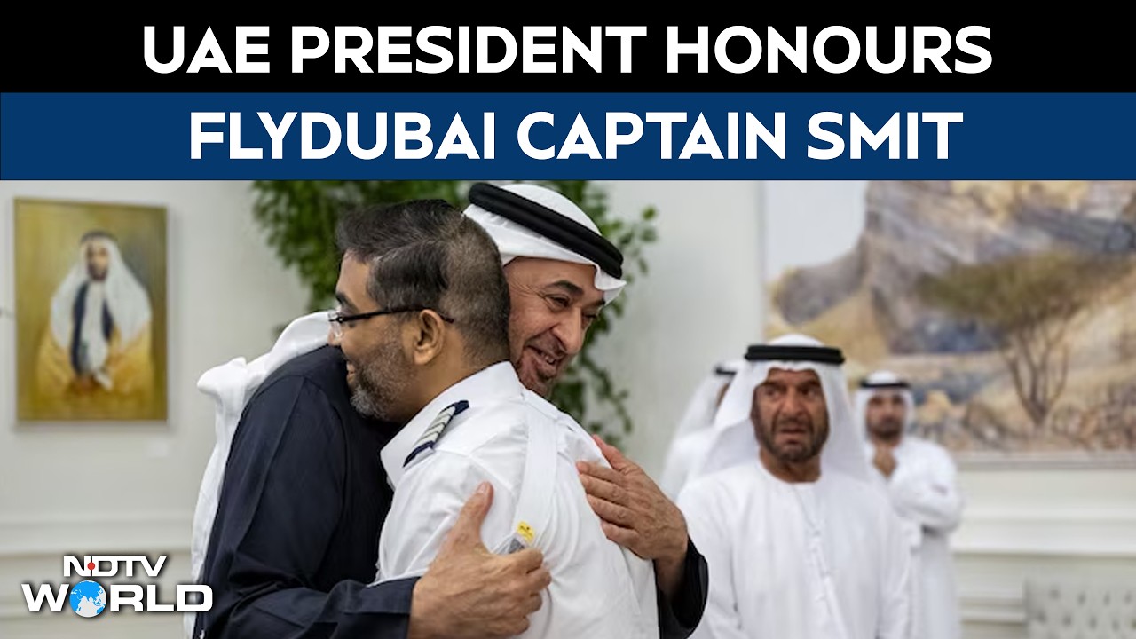 UAE President Confers First Class Order Of Zayed II On Captain Smit And Flydubai Crew