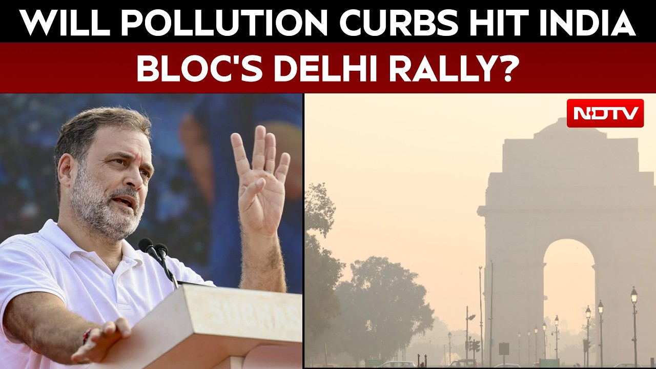Congress Alleges Government May Use GRAP Curbs To Restrict Buses Ahead Of November 1 Rally