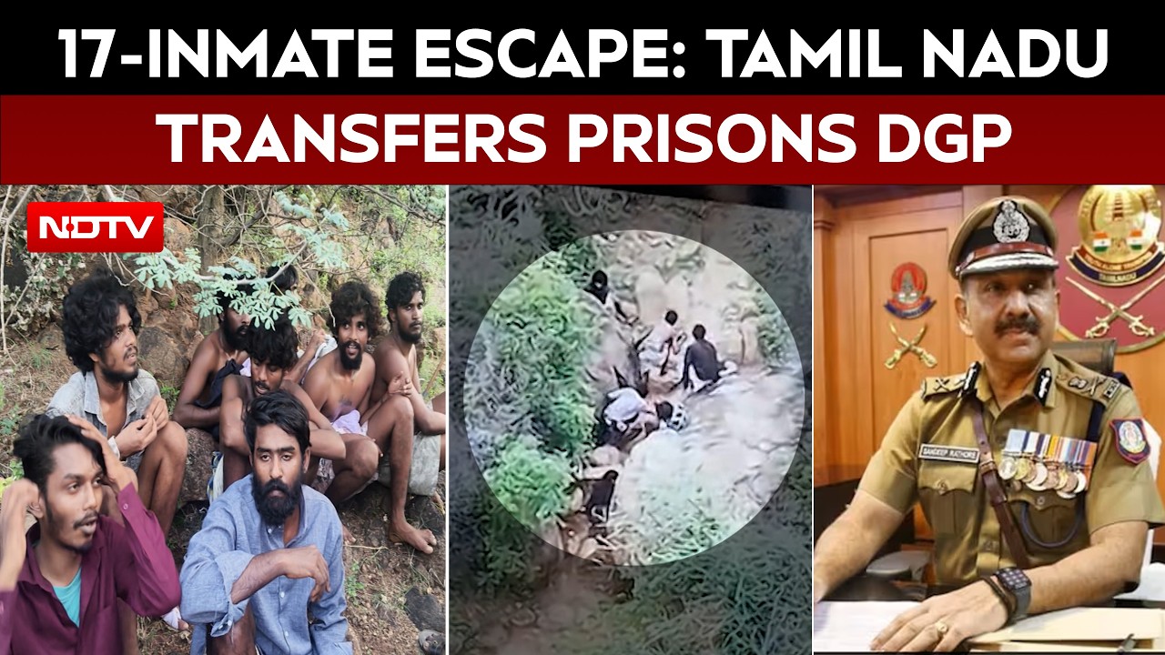 Tamil Nadu Prisons Chief Transferred Days After Jailbreak By 17 Undertrials