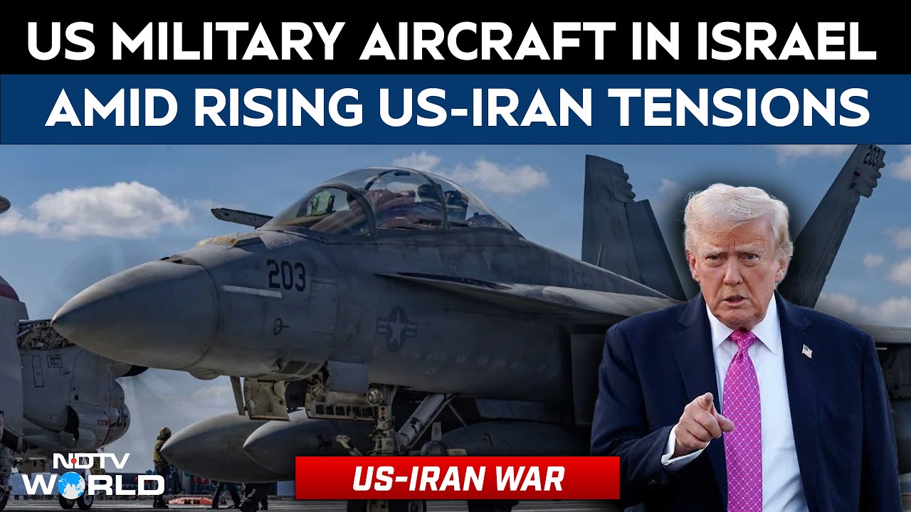 US Iran War | 10 US Military Aircraft Land In Israel Amid Rising US-Iran Tensions