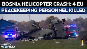 Bosnia Helicopter Crash | 4 EU Peacekeeping Personnel Killed, 11 Injured During Training Flight