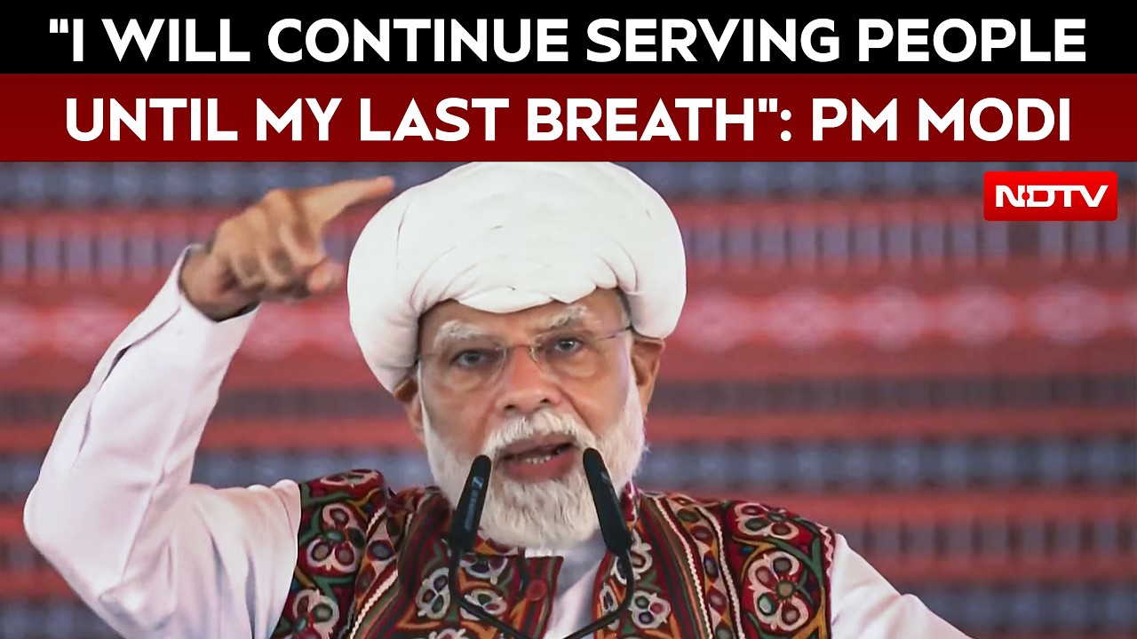 PM Modi In Gujarat's Banaskantha: I Will Continue Serving People Until My Last Breath