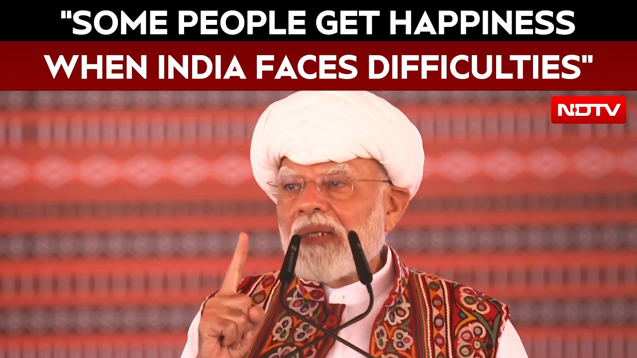 PM Modi Speech | "Some People Get Happiness When The Country Faces Difficulty": PM Modi