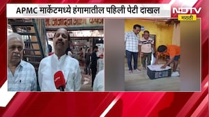 Alphonso mangoes arrived at the APMC । नवी मुंबईच्या APMC मार्केटमध्ये आली हापूस आंब्याची पहिली पेटी