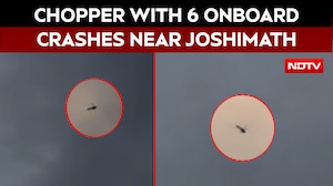 Uttarakhand Chopper Crash | Chopper With 6 Onboard Crashes Near Joshimath, CM Pushkar Dhami Confirms