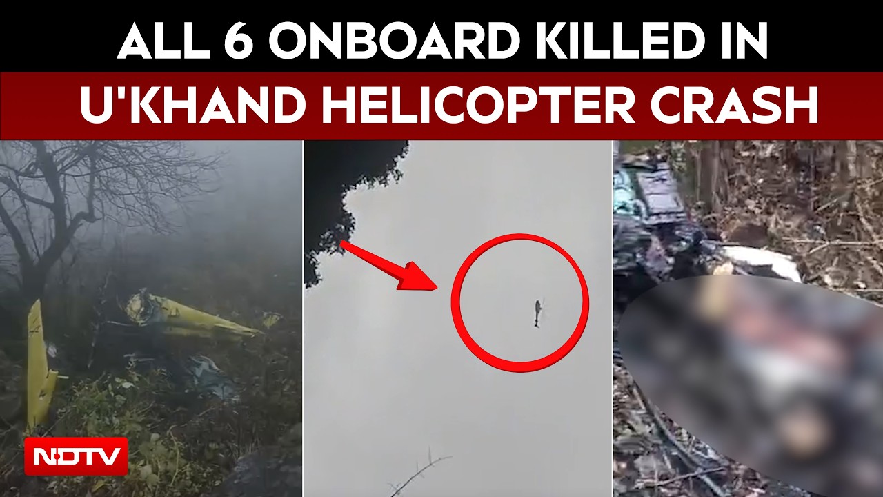 Uttarakhand Chopper Tragedy: All 6 On Board Killed After Helicopter Crashes Near Badrinath
