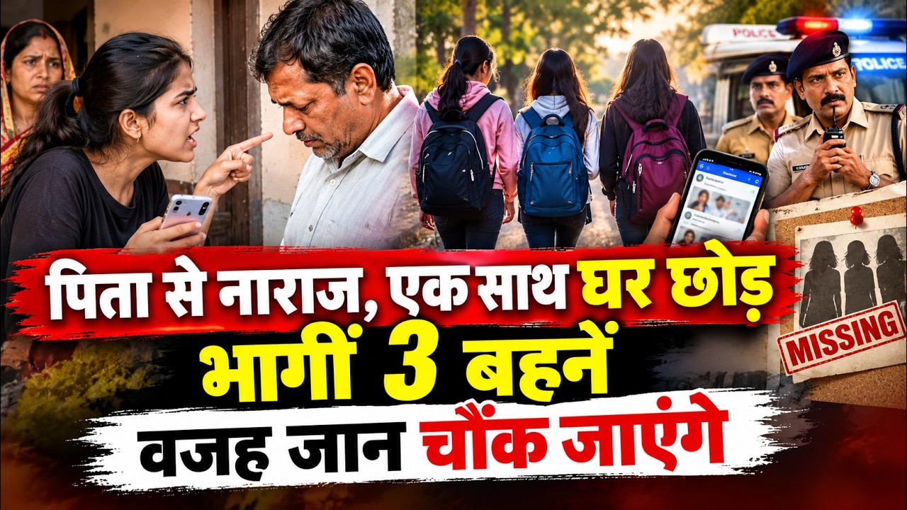 MP News: Gwalior में Papa ने Mobile पर बात करने से रोका तो छोड़ा घर! Delhi में मिलीं तीनों Sisters