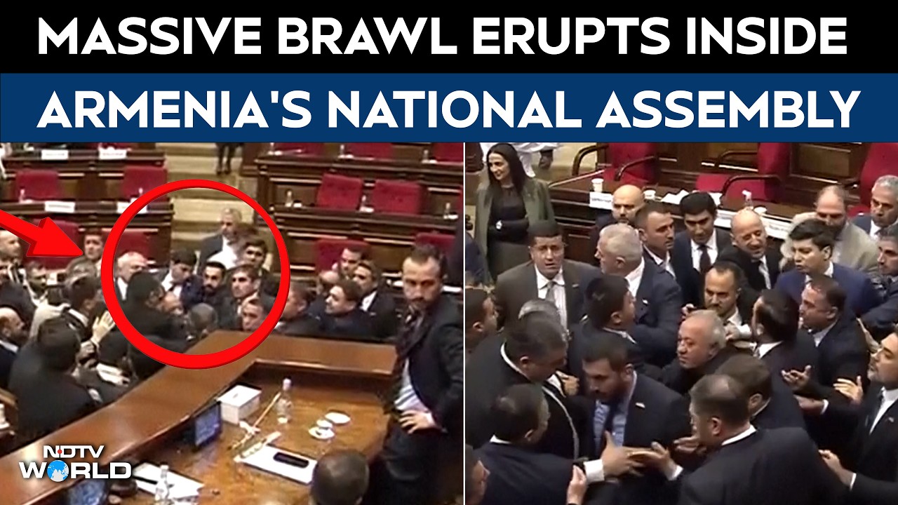 Armenia Assembly Fistfight: Massive Brawl Erupts Inside Armenia's National Assembly
