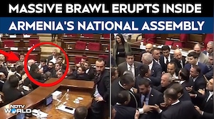 Armenia Assembly Fistfight: Massive Brawl Erupts Inside Armenia's National Assembly