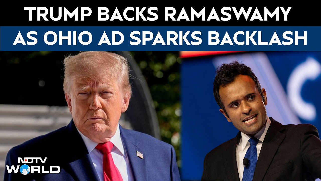 Donald Trump Defends Vivek Ramaswamy's Controversial Ohio Campaign Ad Targeting Amy Acton