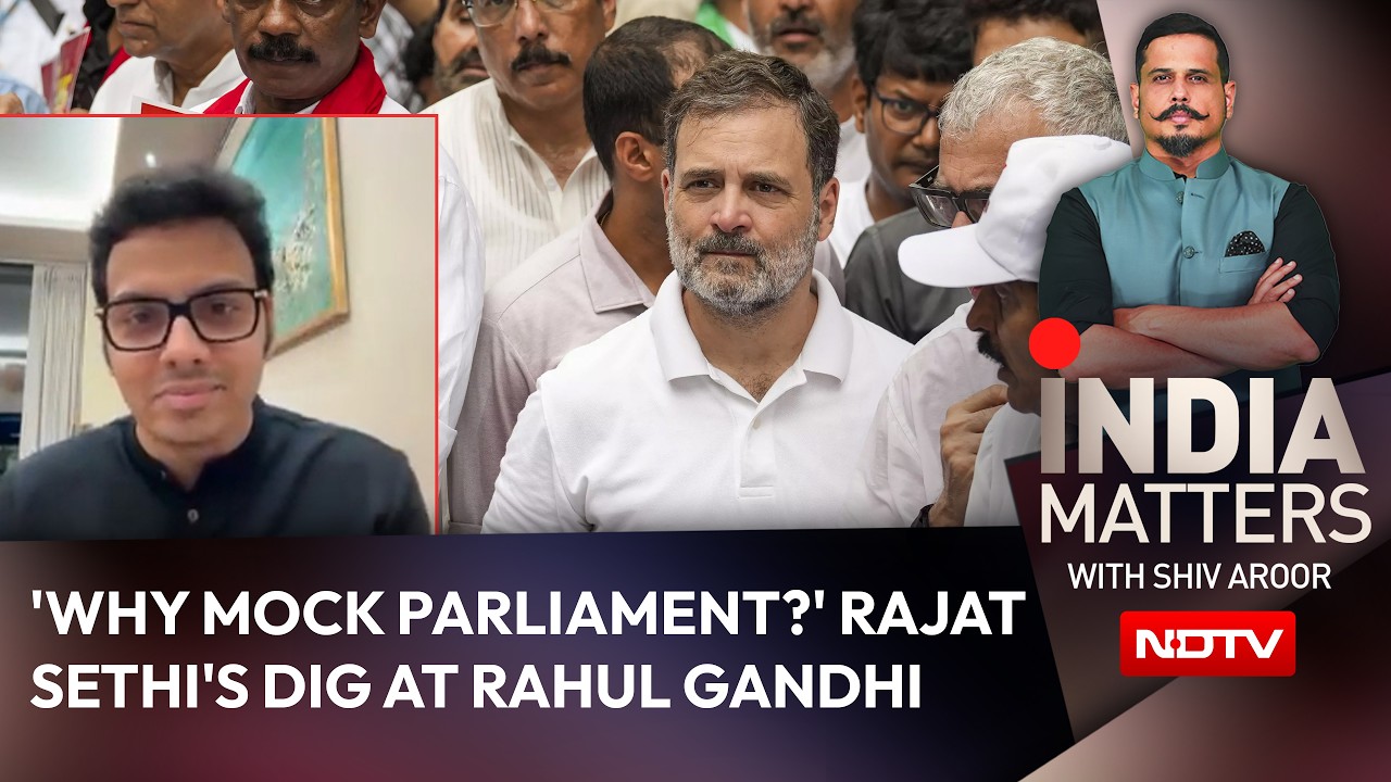 Rahul's Ramlila Rally: Rajat Sethi Calls Opposition's Politics 'Theatre'
