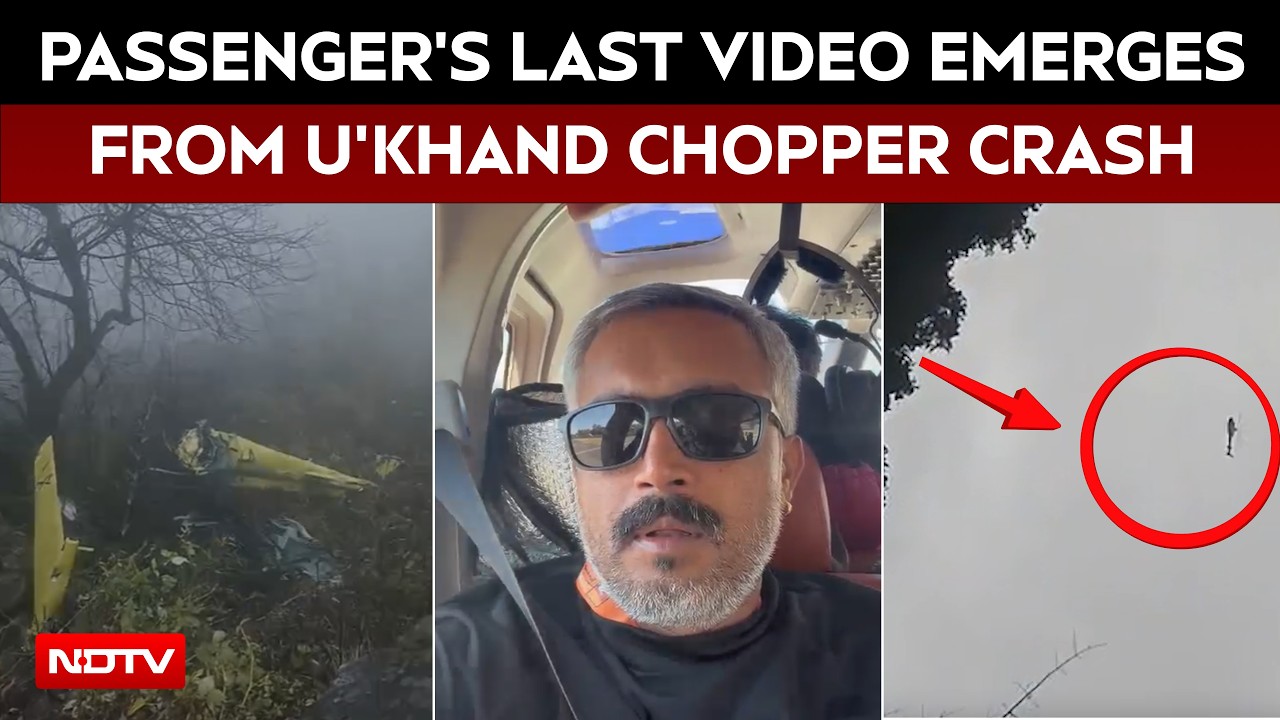 Final Selfie Before Tragedy: Passenger's Video Emerges From Doomed Uttarakhand Chopper