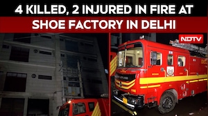 Delhi Factory Fire | 4 Killed, 2 Injured In Massive Shoe Factory Fire In Delhi's Mangolpuri