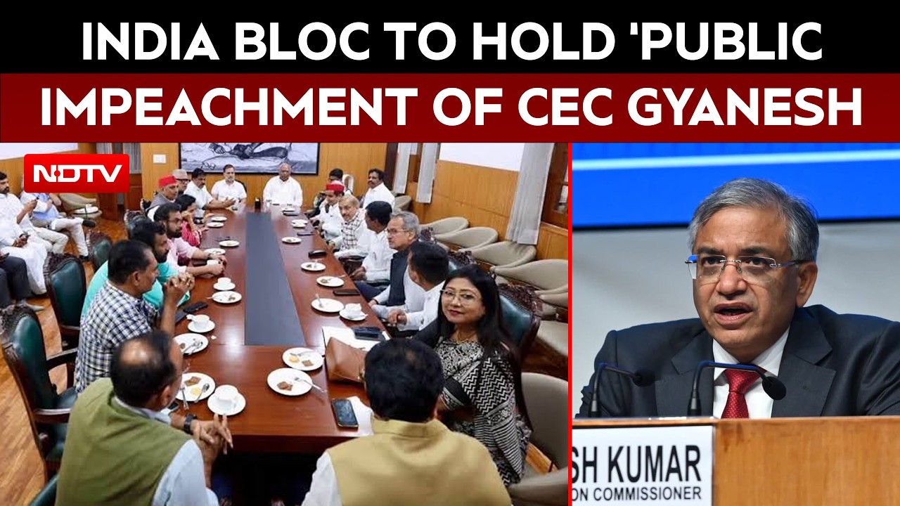 Rahul Gandhi News | INDIA Bloc's 'Public Impeachment' Of CEC Today; Kharge To Lead Proceedings