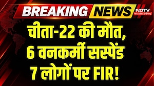 Cheetah Death Case: चीता की मौत पर वन विभाग में हड़कंप, 6 अधिकारियों पर गिरी गाज! Breaking News