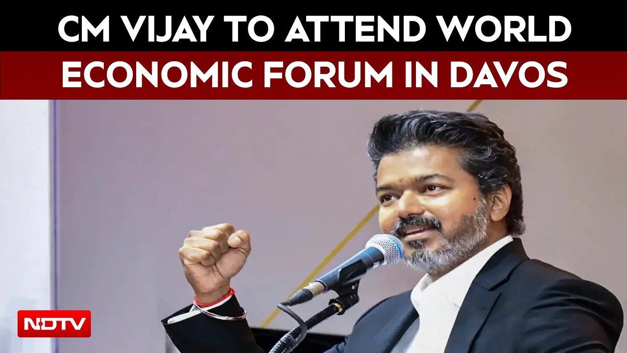 Tamil Nadu CM Vijay To Attend World Economic Forum In Davos, TVK Says Visit Will Boost Investments