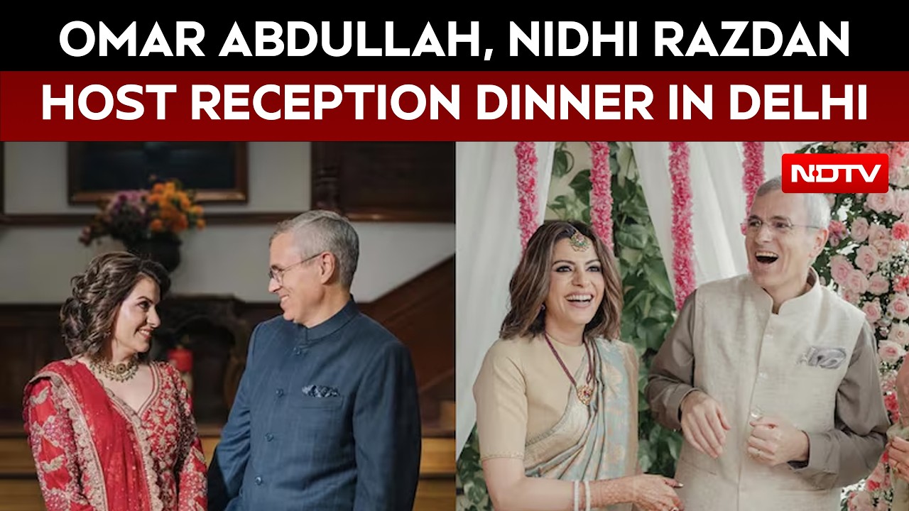 J&K CM Omar Abdullah, Nidhi Razdan Host Reception Dinner In Delhi