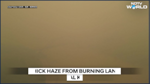Wildfires Turn Indonesian Skies Orange As Haze Chokes Kalimantan, Sumatra