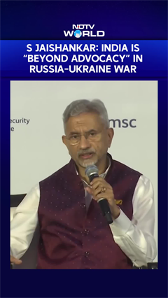 S Jaishankar: India Is &ldquo;Beyond Advocacy&rdquo; In Russia-Ukraine War