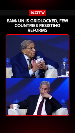 S Jaishankar: UN Is Gridlocked, Few Countries Resisting Reforms