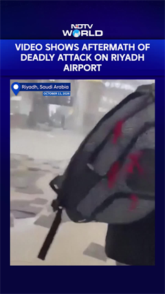 Aftermath Inside Riyadh's King Khalid Airport After Attack