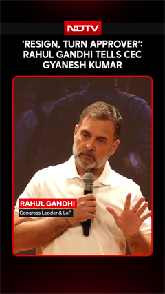 Rahul Gandhi To Gyanesh Kumar: 'Resign, Turn Approver' Over SIR Row