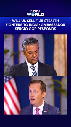 Video : Will The US Sell F-35 Jets To India? Sergio Gor Responds