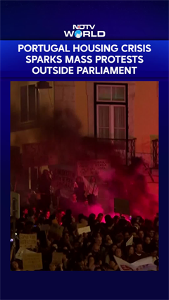 Portugal Housing Crisis Sparks Mass Protests Outside Parliament