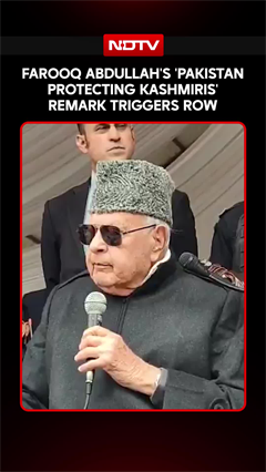 Ex-J&K CM Farooq Abdullah's Pakistan Remark Triggers Row: 'They Are Protecting Kashmiris'