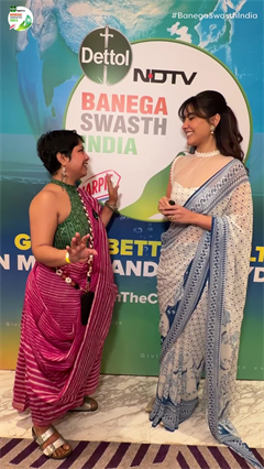 Actor Raashii Khanna At The Dettol Banega Swasth India Season 13 Launch