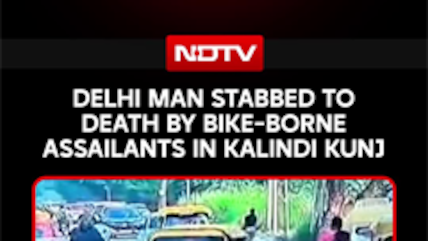 CCTV VIDEO: Delhi Man Stabbed To Death By Bike-Borne Assailants In Kalindi Kunj