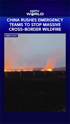China Deploys 2,000+ Personnel As Massive Wildfire Near Mongolia Border Spreads