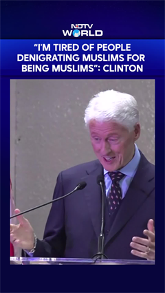 US News | Former President Bill Clinton Condemns Anti-Muslim Sentiments In The US