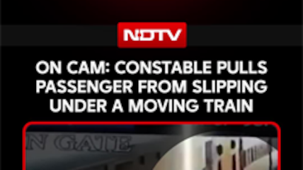 Dramatic CCTV Video Shows Heroic Rescue By Constable At Anantapur Station