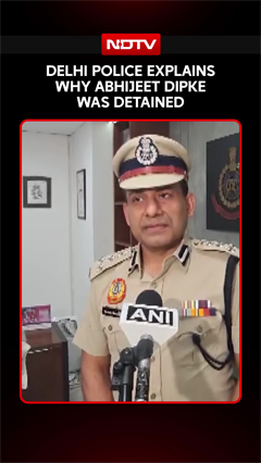 CJP Protest | Delhi Police Explains Why Abhijeet Dipke Was Detained