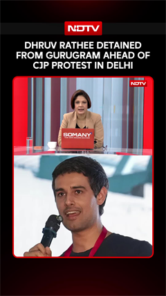 CJP Protest News Updates | Dhruv Rathee Detained From Gurugram Home Ahead Of CJP Protest In Delhi