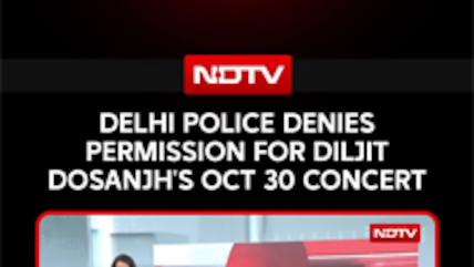 Delhi Police Denies Permission For Diljit Dosanjh's October 30 Concert