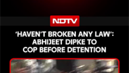 CJP Protest | 'Haven't Broken Any Law': Abhijeet Dipke To Cop Before Detention