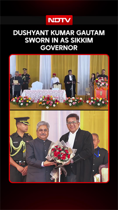 Dushyant Kumar Gautam Sworn In As Sikkim Governor In Grand Ceremony At Raj Bhavan