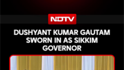 Dushyant Kumar Gautam Sworn In As Sikkim Governor In Grand Ceremony At Raj Bhavan