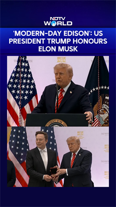 Trump Honours Elon Musk With National Medal of Science, Calls Him A 'National Treasure'