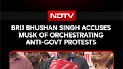 Brij Bhushan Singh Blames Elon Musk For Anti-Government Protests, Alleges Conspiracy