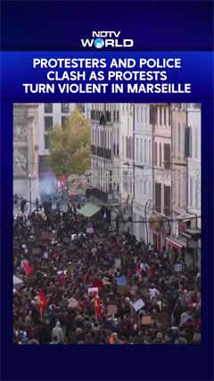 France Protests | Tear Gas, Burning Bins And Barricades As Protests Turn Violent In Marseille