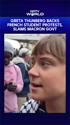 Greta Thunberg Backs French Student Protests, Slams Macron Government As 'Out Of Touch'