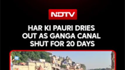 Ganga Canal At Har Ki Pauri Dries Out As It Was Shut For 20 Days, Devotees Disappointed