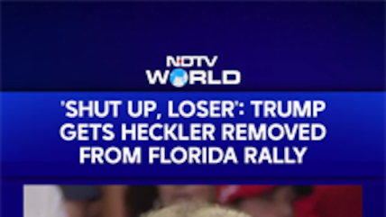 'Shut Up, Loser' : Trump Taunts Hecklers Removed From Florida Rally