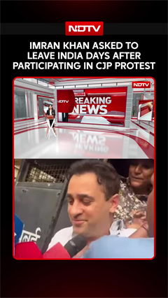 CJP Protest | Actor Imran Khan Asked To Leave India Days After Participating In CJP Protest